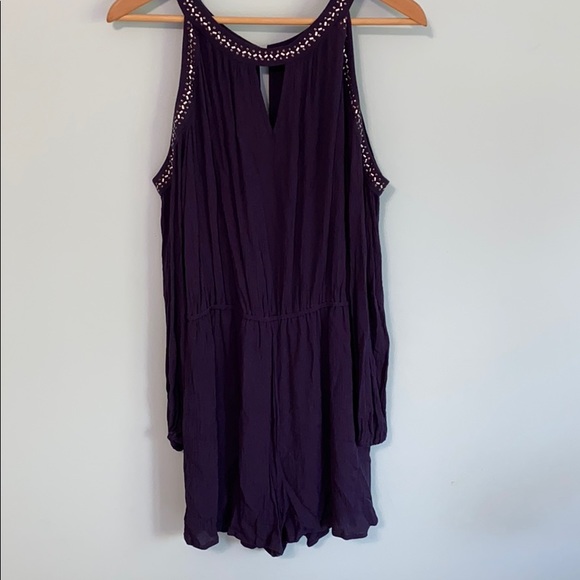 Cold Shoulder Romper - Picture 1 of 5